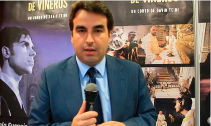 Reportaje realizado en la Feria Cofrade de Torremolinos sobre el cortometraje.